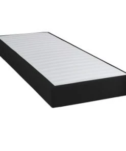 Altobuy Sommiers Sommier Tapissier Démontable 90x190cm Anthracite -Sommiers Soldes sommier tapissier demontable 90x190cm noir 3