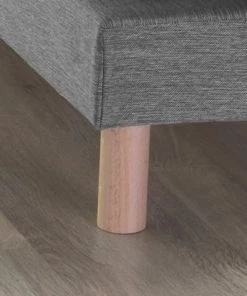 Idliterie Sommiers Sommier Tapissier Gris Chiné 90x200 -Sommiers Soldes sommier tapissier gris chine 90x200 2