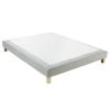 Maisons Du Monde Sommiers Sommier Tapissier Gris Clair 160x200 -Sommiers Soldes sommier tapissier gris clair 160x200 1000 10 27 171489 1