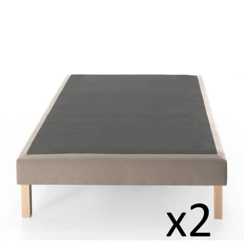 Le Matelas Vert Sommiers Sommier Tapissier Marron 160x200 3 Le Matelas Vert Sommiers Sommier Tapissier Marron 160x200