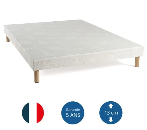 Someo Sommiers Sommier Tapissier Recouvert 13 Cm 120x200 4 Someo Sommiers Sommier Tapissier Recouvert 13 Cm 120x200 – Image 2