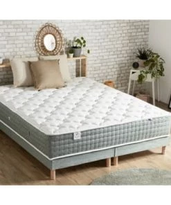 Idliterie Sommiers Sommier Tapissier Vert Celadon 2x90x200 5 Idliterie Sommiers Sommier Tapissier Vert Celadon 2x90x200 -Sommiers Soldes sommier tapissier vert celadon 2x90x200 1