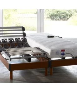 Idliterie Sommiers Relaxation Electrique Français 2x70x190 -Sommiers Soldes sommiers relaxation electrique francais 2x70x190 1