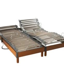 Idliterie Sommiers Relaxation Electrique Français 2x80x200