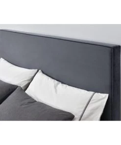 Concept Usine Lits Structure De Lit 140 X 190 Cm En Velours Et Laiton Gris 12 Concept Usine Lits Structure De Lit 140 X 190 Cm En Velours Et Laiton Gris -Sommiers Soldes structure de lit 140 x 190 cm en velours et laiton gris 10