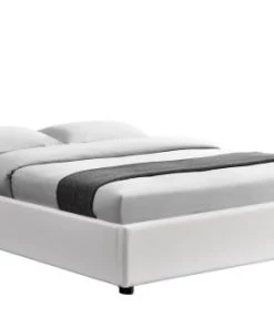 Concept Usine Lits Structure De Lit Avec Coffre 160 X 200 Cm Blanc