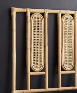 Tikamoon Lits Tête De Lit En Rotin Cannée 160 Cm -Sommiers Soldes tete de lit en rotin cannee 160 cm 2