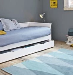 Maisons Du Monde Lits Tiroir De Lit Extensible 90x190 Blanc -Sommiers Soldes tiroir de lit extensible 90x190 blanc 1000 7 14 181890 9