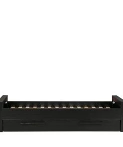 Woood Lits Tiroir En Pin FSC Pour Lit 90x200 Noir -Sommiers Soldes tiroir en pin fsc pour lit 90x200 noir 4