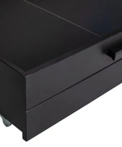Woood Lits Tiroir En Pin FSC Pour Lit 90x200 Noir -Sommiers Soldes tiroir en pin fsc pour lit 90x200 noir 5
