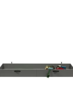 Woood Lits Tiroir En Pin Massif Pour Lit 90x200cm Gris -Sommiers Soldes tiroir en pin massif pour lit 90x200cm gris 2