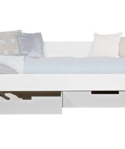 Woood Lits Tiroirs Pour Jade Lit Enfant Blanc, Lot De 2, Blanc