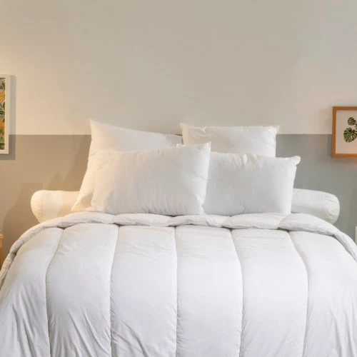 Bleu Câlin Oreillers Traversin Confort Moelleux Doux Et Gonflant 90cm 4 Bleu Câlin Oreillers Traversin Confort Moelleux Doux Et Gonflant 90cm – Image 2